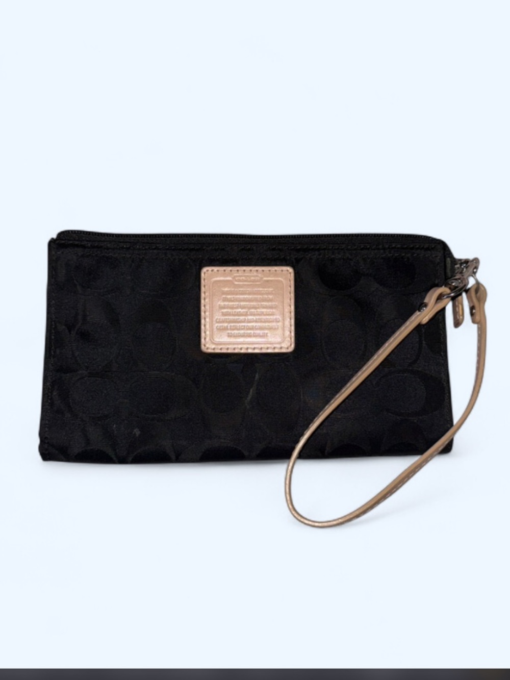 2000s Coach Signature Wristlet
